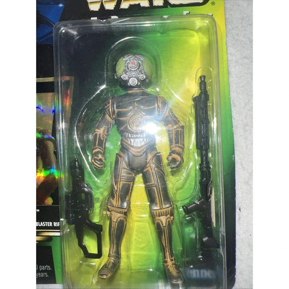 4-Lom Hasbro Star Wars 1997 Power‎ Of The Force Green Card Action Figure 4-Lom